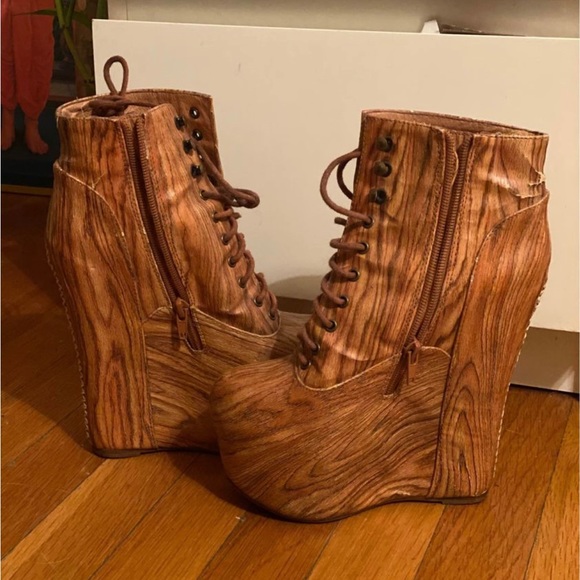 Jeffrey Campbell Platform Booties - Picture 3 of 4